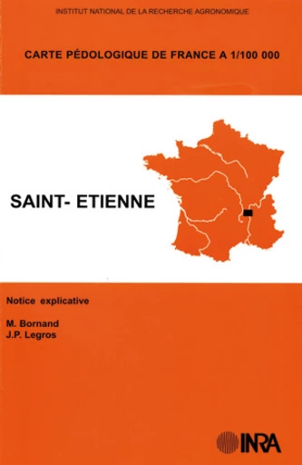 Carte pédologique de France à 1/100 000 - Jean-Paul Legros, Michel Bornand - Inra