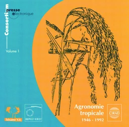 Agronomie tropicale