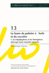 La faune du palmier à huile et du cocotier