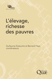 L'élevage, richesse des pauvres -  - Éditions Quae