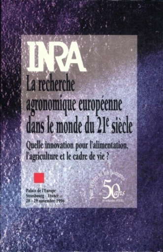 La recherche agronomique européenne -  Collectif - Inra