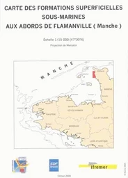 Carte des formations superficielles sous-marines aux abords de Flamanville (Manche)