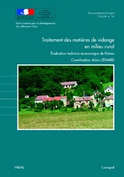 Traitement des matières de vidange en milieu rural