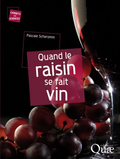 Quand le raisin se fait vin - Pascale Scheromm - Éditions Quae