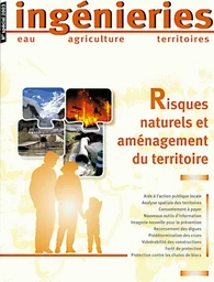 Risques naturels et aménagement du territoire -  - Irstea