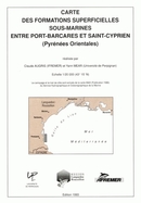 Carte des formations superficielles sous-marines entre Port-Barcarès et Saint-Cyprien (Pyrénées-Orientales)