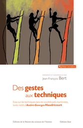 Des gestes aux techniques