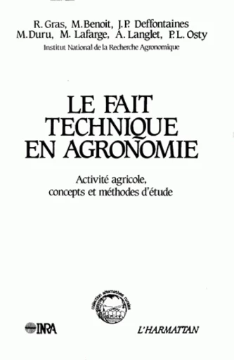 Fait technique en agronomie - Raymond Gras - Inra