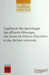 Logistique des épandages des effluents d'élevage, des boues de stations d'épuration et des déchets industriels