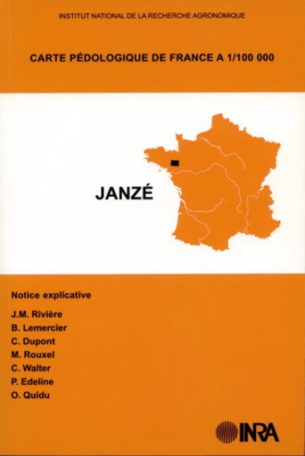 Carte pédologique de France à 1/100 000 - Jean-Louis Rivière, Blandine Lemercier, Catherine Dupont, Matthieu Rouxel, Christian Walter, Patrick Edeline, Odile Quidu - Inra